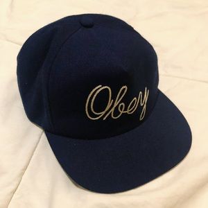 OBEY - Needle Navy Strapback Hat